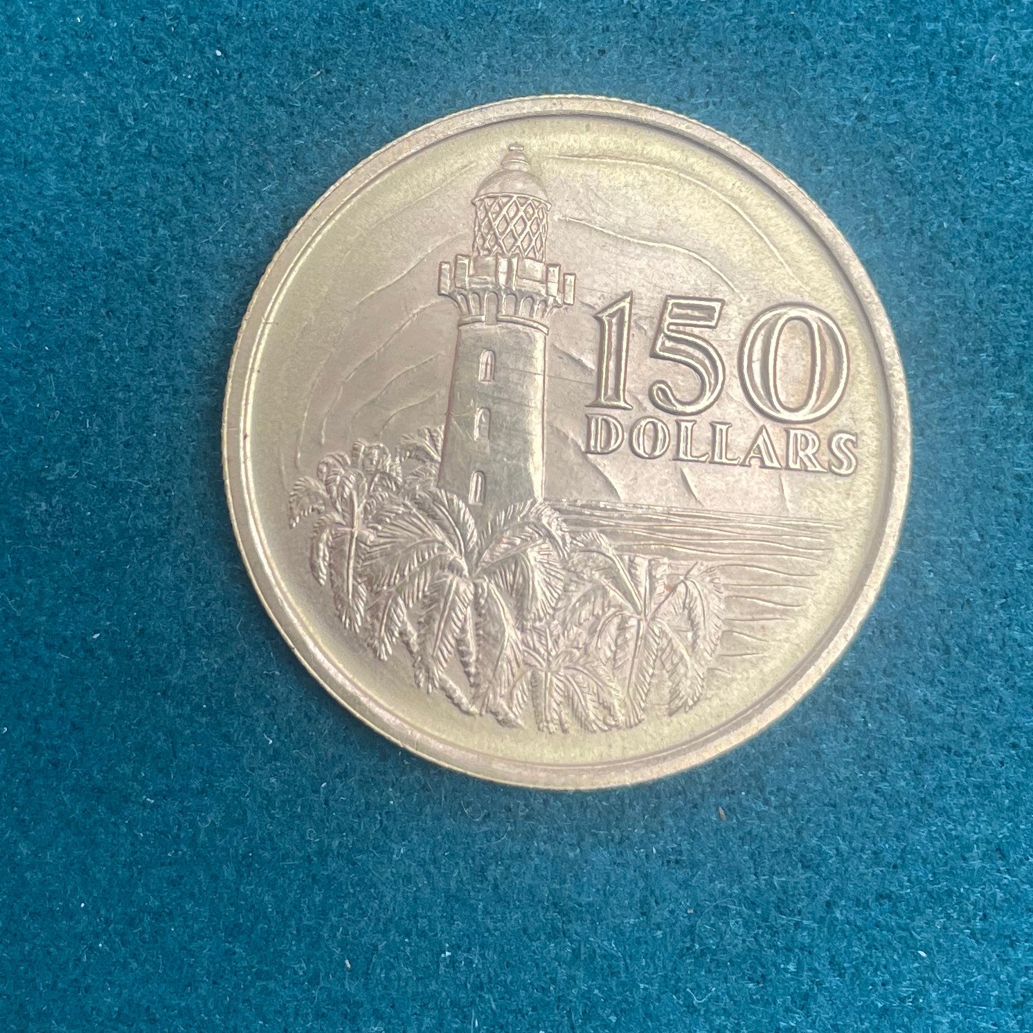 Singapore 150th Anniversary Coin - 150 Dollars Face