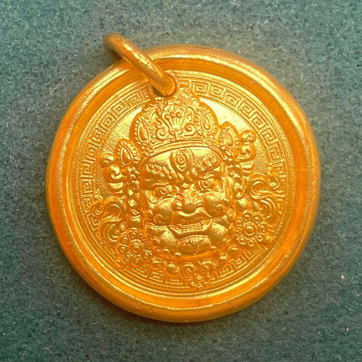 Double-Sided Relief Medallion Pendant