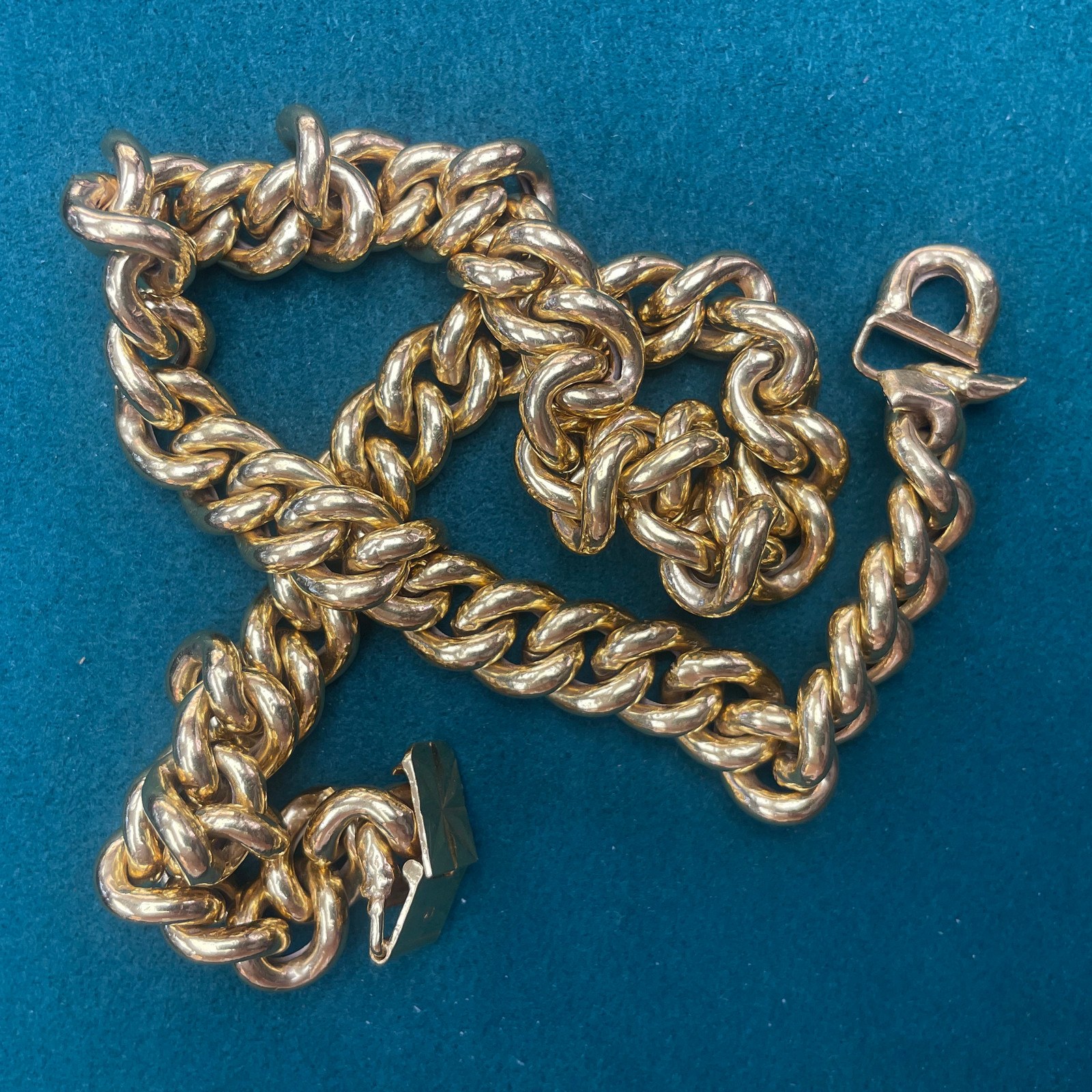 Chunky Double-Link Chain Necklace