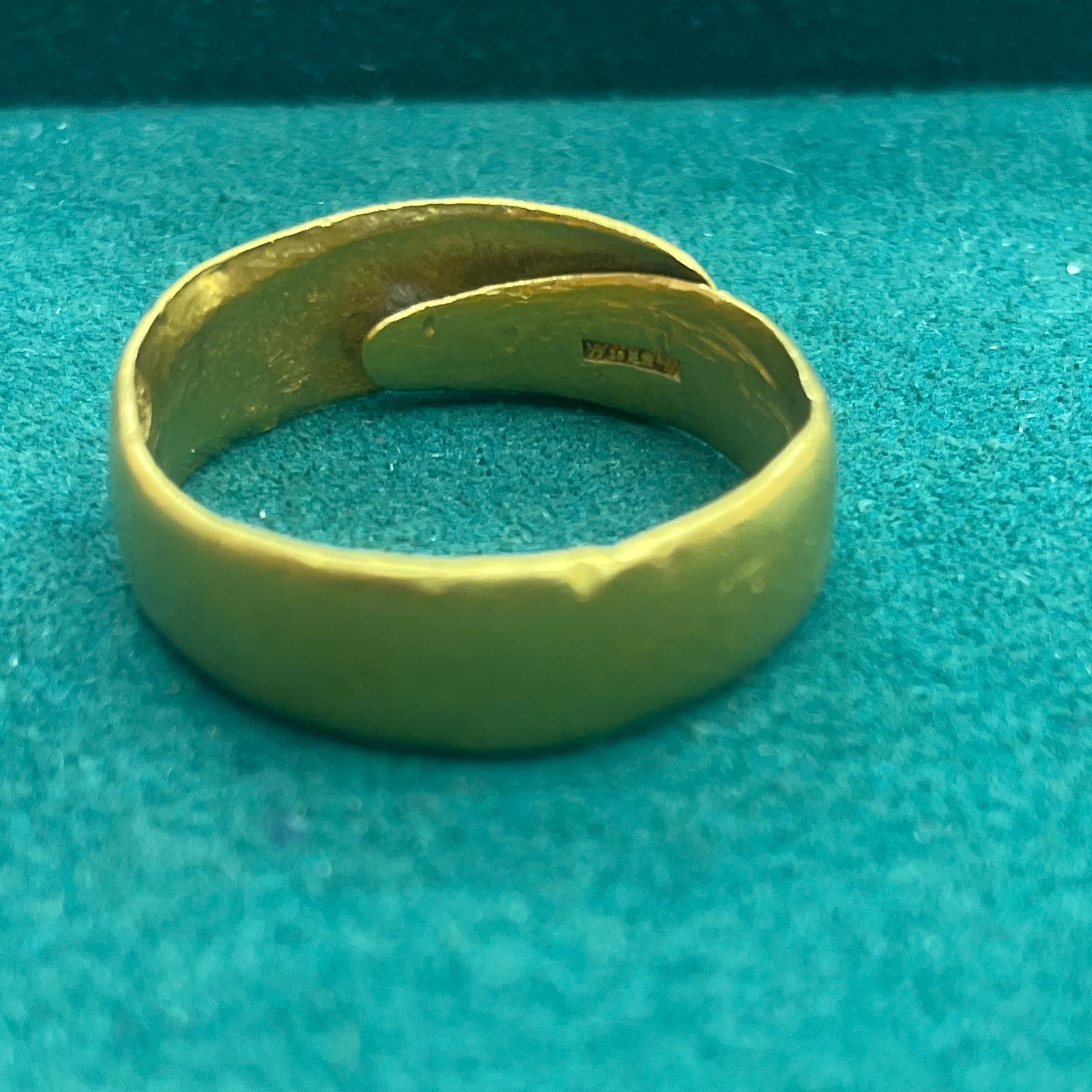 Smooth Wide Open Band Ring